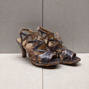 Naturalizer Snakeskin Heels